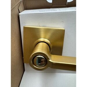 Schlage Latitude Century Privacy Door Lever Satin Brass Gold F40 V LAT 608